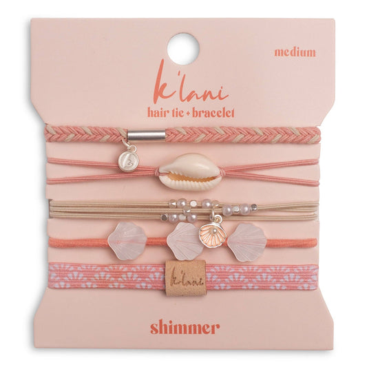 Shimmer Hair Tie Bracelets: Medium 664064