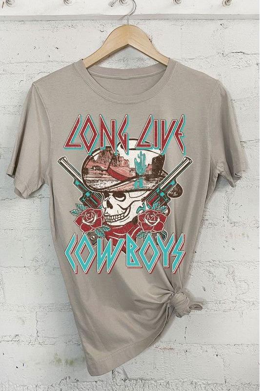 X LONG LIVE SKULL TEE 7006