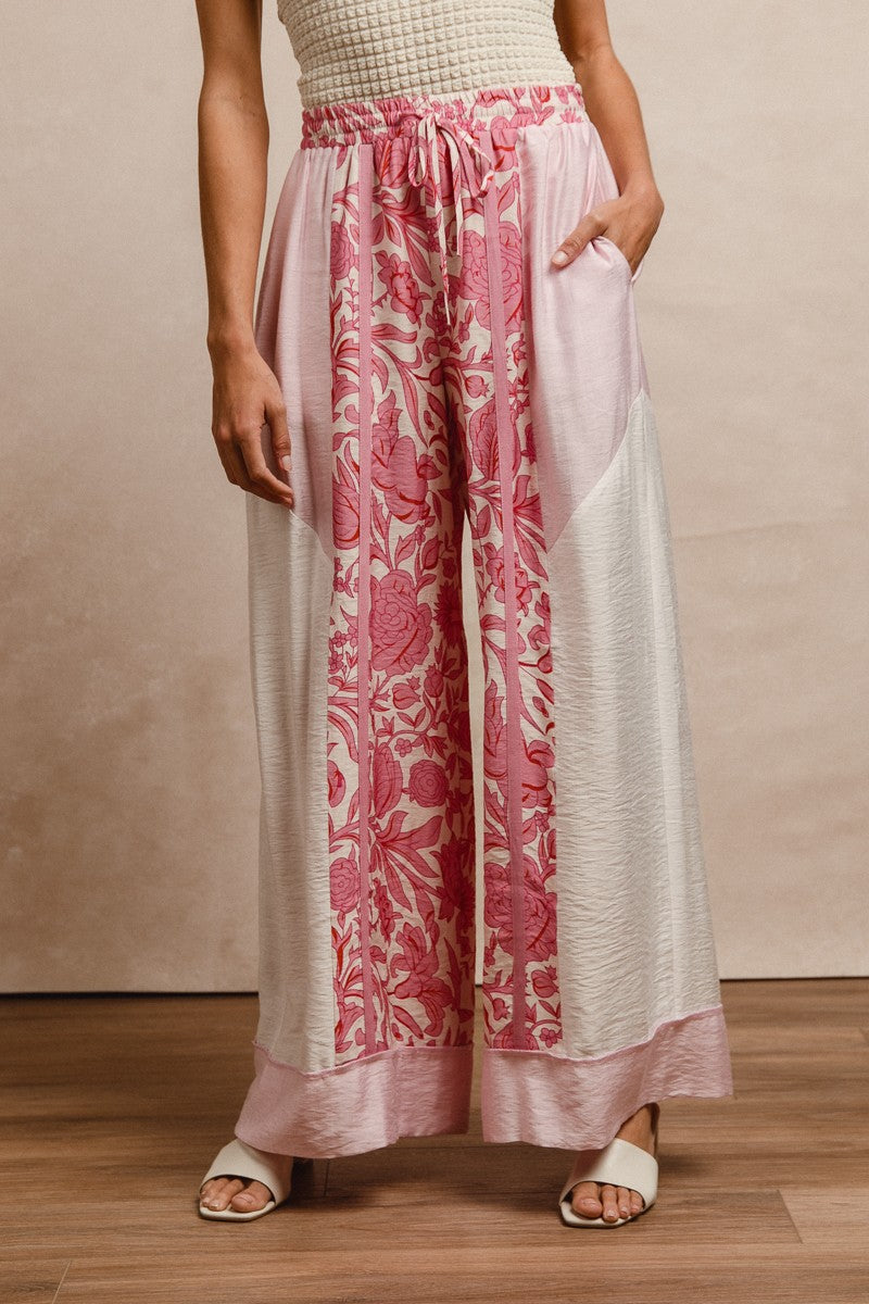 PINK PRINT PANTS