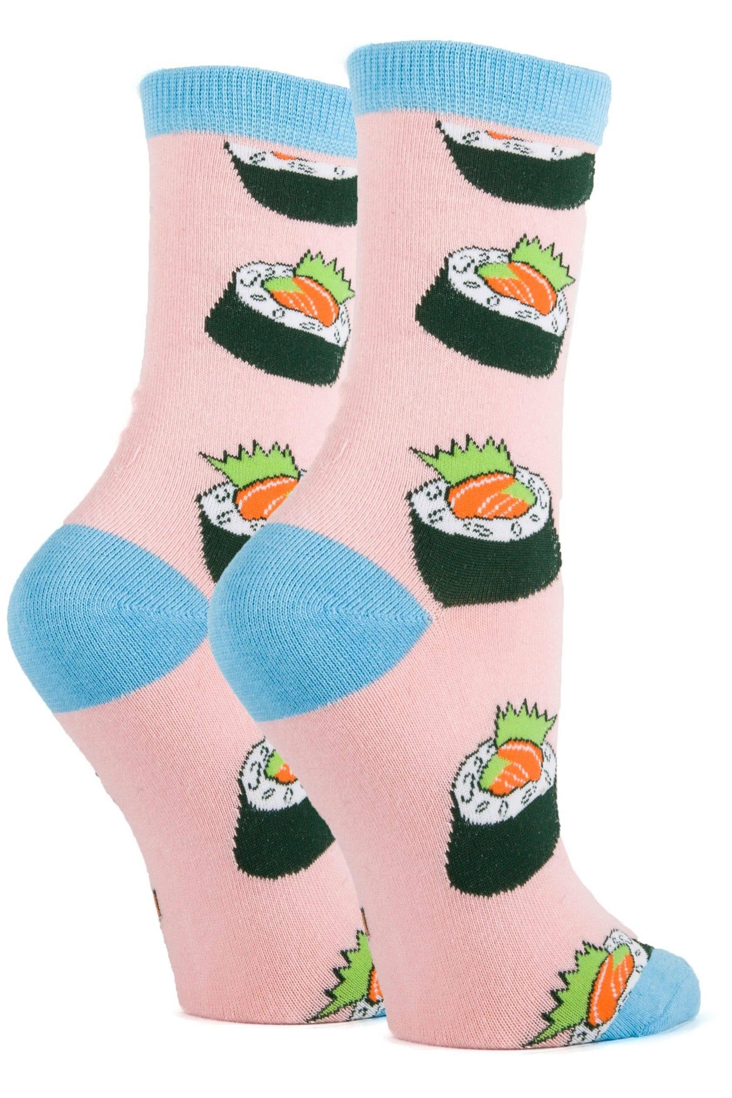 Sushi Rocks | Women's Novelty Funny Cotton Crew Socks 9021