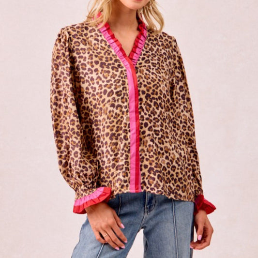LEOPARD TOP 4527