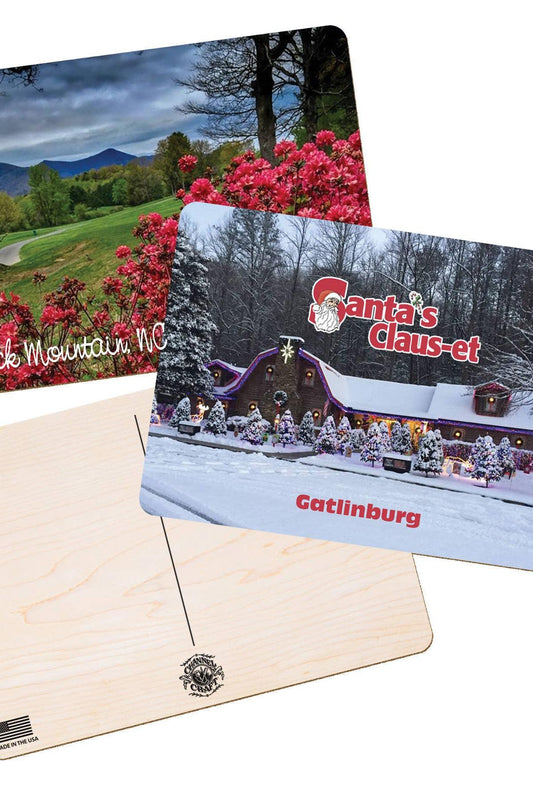 Custom Wooden Postcard