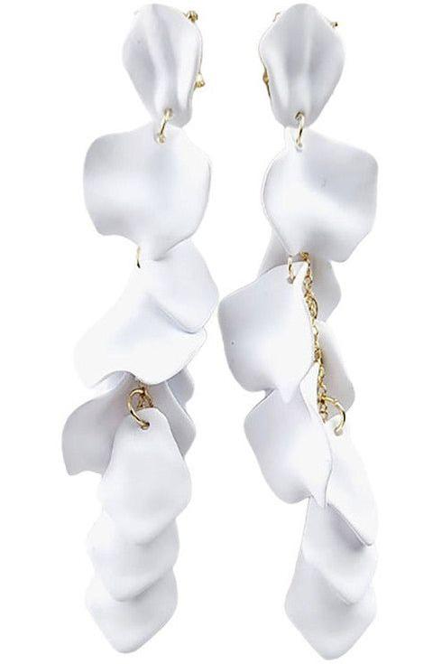 FALLING PETALS EARRINGS in 9 COLORS