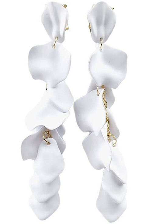 FALLING PETALS EARRINGS in 9 COLORS