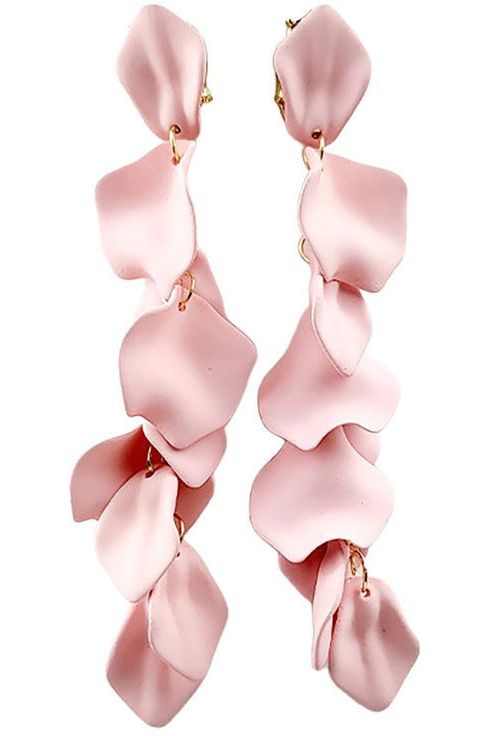 FALLING PETALS EARRINGS in 9 COLORS
