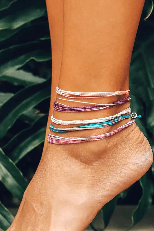 PURA VIDA STRING ANKLETS