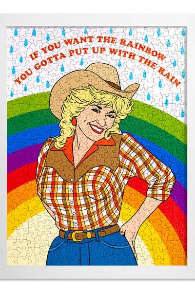 Dolly Cowgirl Rainbow Puzzle