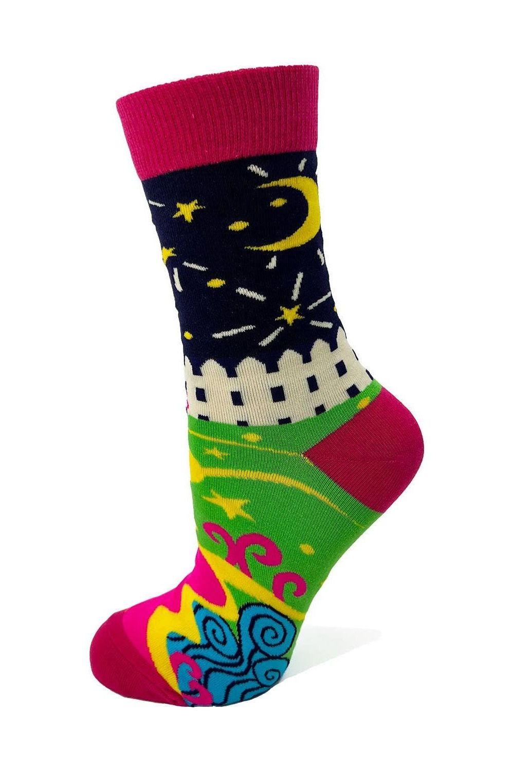 Midnight Toker Women's Novelty Crew Socks