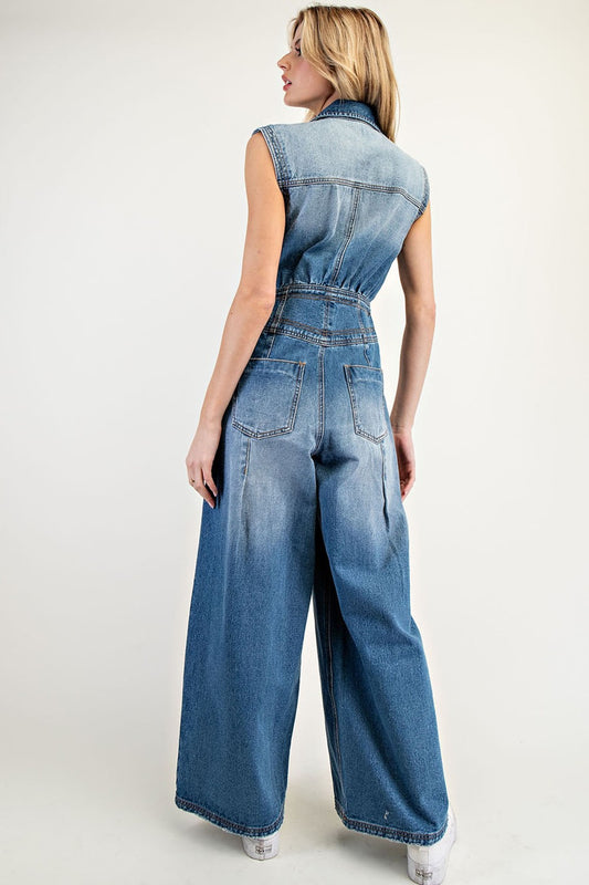DENIM JUMPSUIT 10830