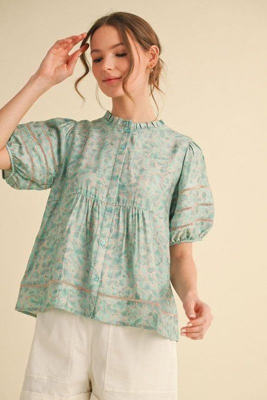SEA GREEN TOP 14545