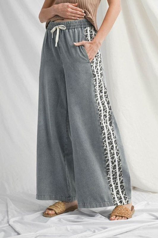 DENIM w/LEOPARD 12506