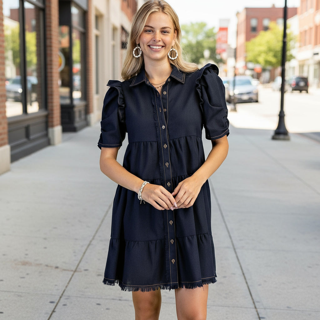 NAVY DRESS 1448