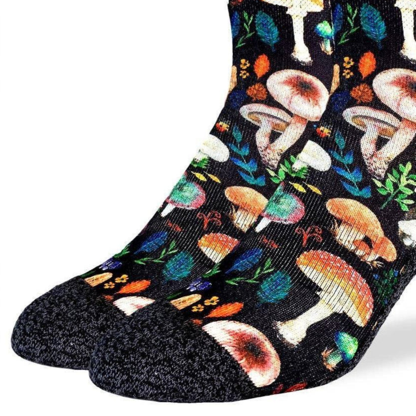 Men's Mushrooms Socks: Shoe Size 8-13