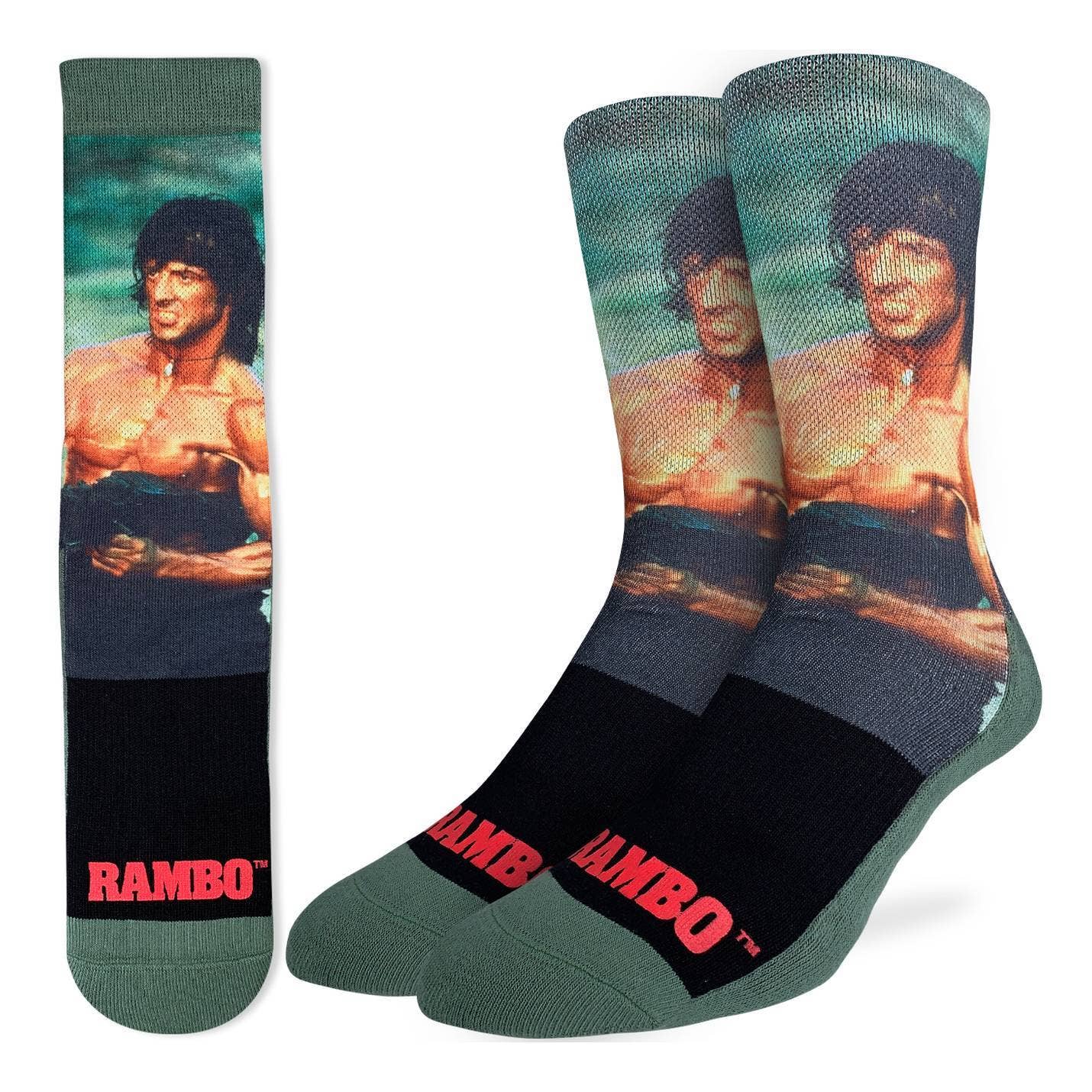 Men's Rambo Socks: Shoe Size 8-13