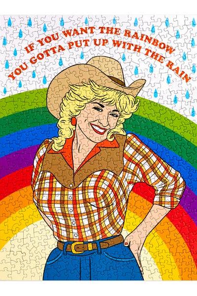 Dolly Cowgirl Rainbow Puzzle