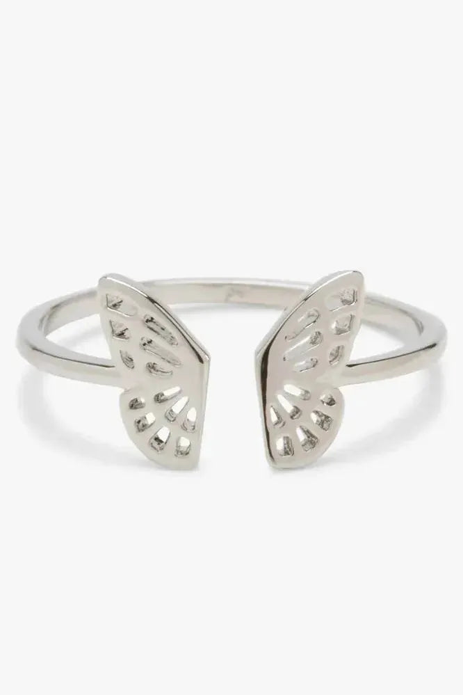 PURA VIDA RING ~ FLY AWAY IN SILVER, 3 SIZES