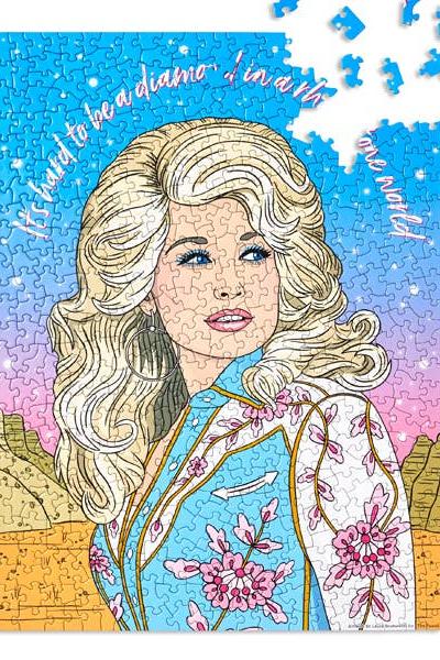 Dolly Cowgirl Diamond Puzzle