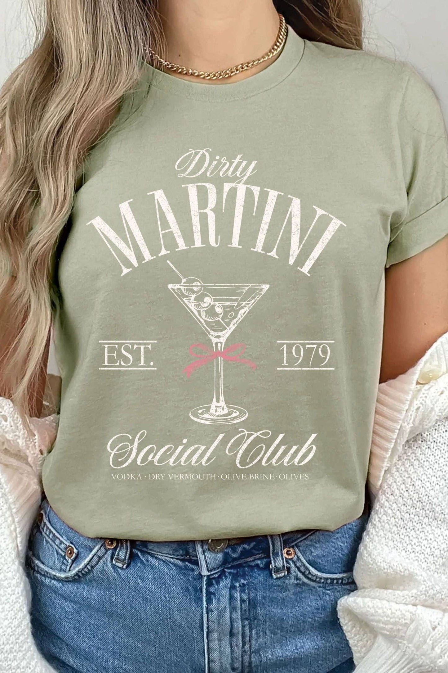 Dirty MARTINI SOCIAL CLUB TEE