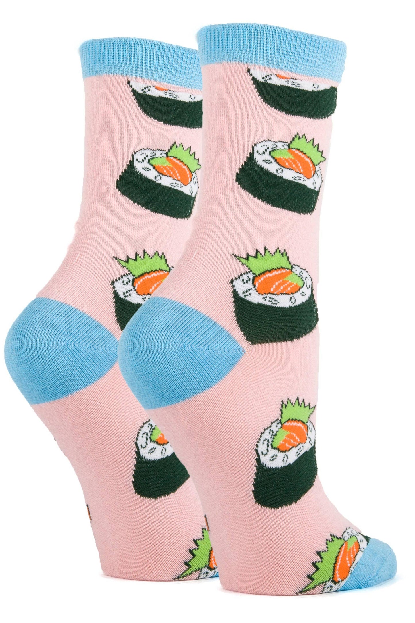 Sushi Rocks | Women's Novelty Funny Cotton Crew Socks 9021