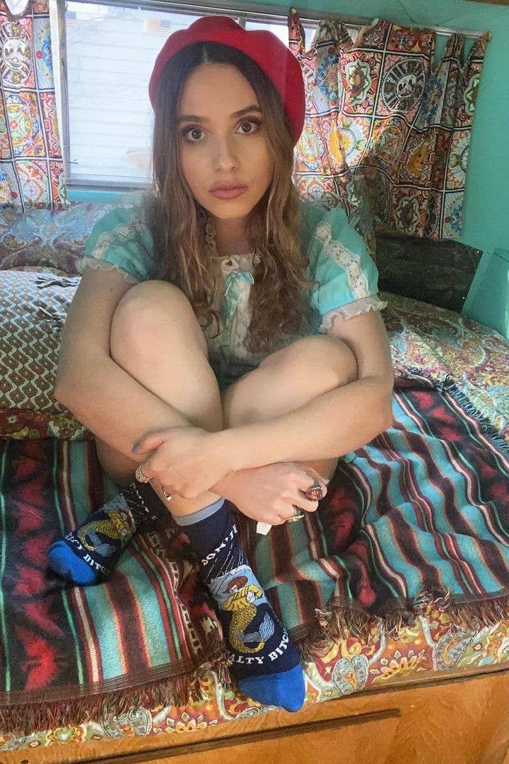 Salty Bitch | Women's Cotton Crew Funny Socks 22002