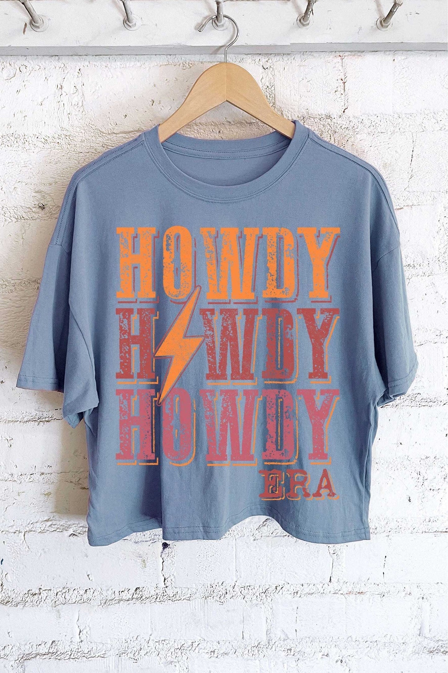 HOWDY LONG CROP TOP: NATURAL