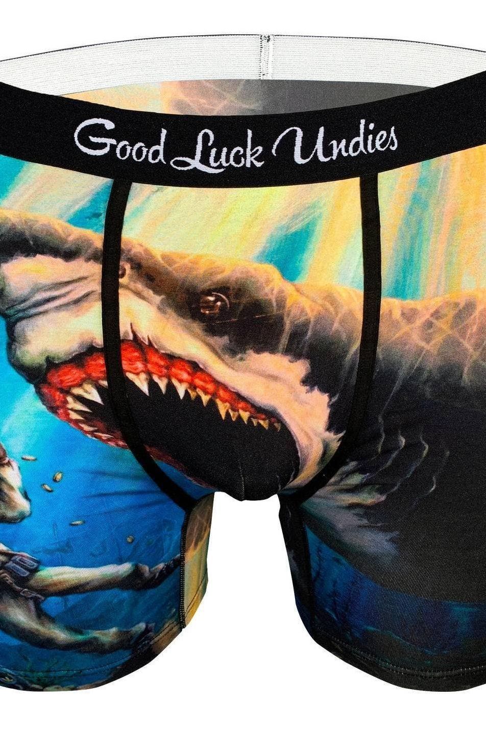 Men's Shark Attack Underwear: Extra Large (Size 38-40)