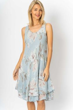 PRINT DRESS 3909