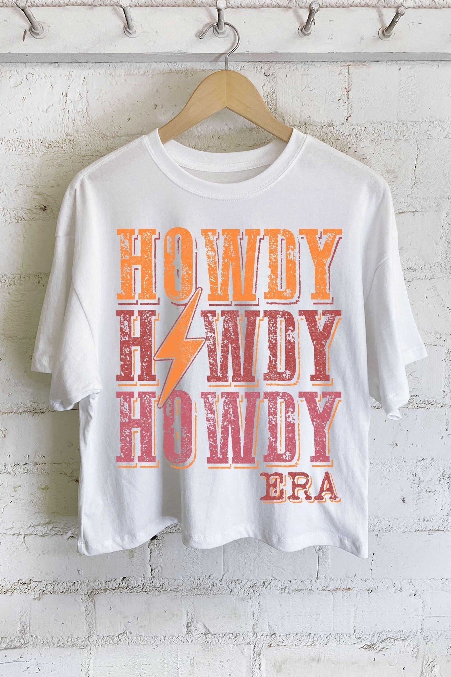 HOWDY LONG CROP TOP: NATURAL