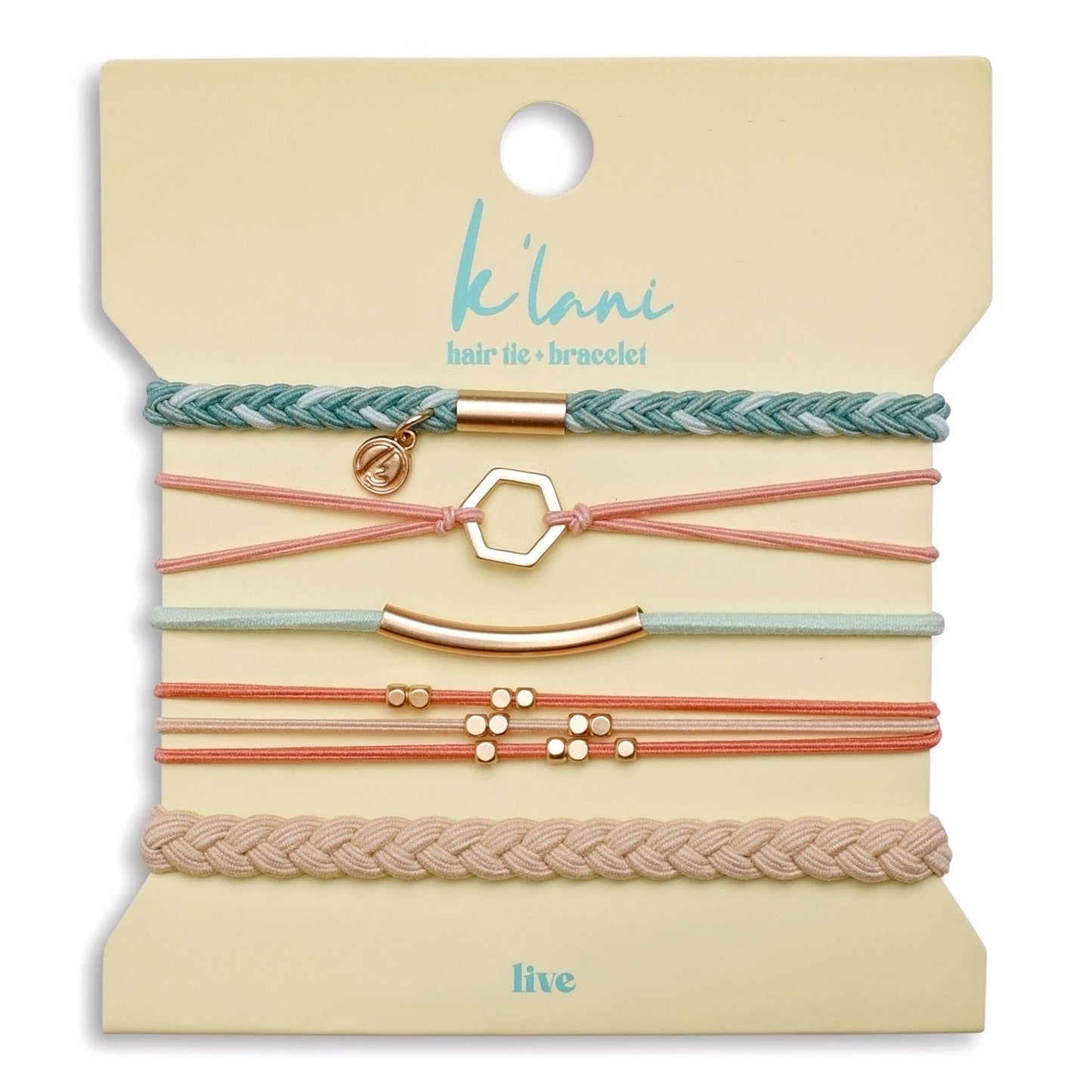 Live  Hair Tie Bracelets: Medium 508000