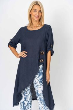 MADE IN ITALY DUSTER TOP 1271