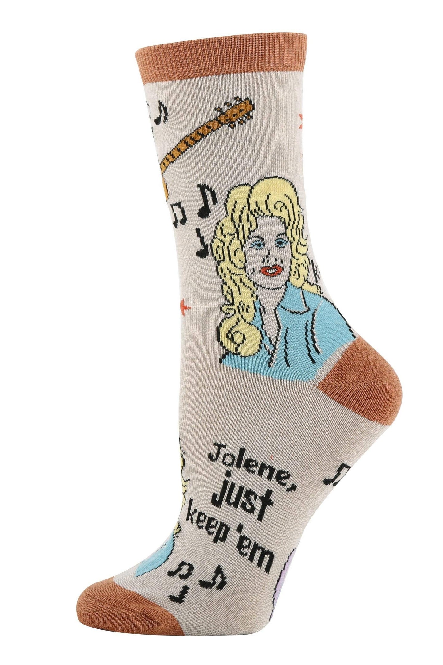 Just Keep 'em | Women's Western Jolene Novelty Crew Socks 23508