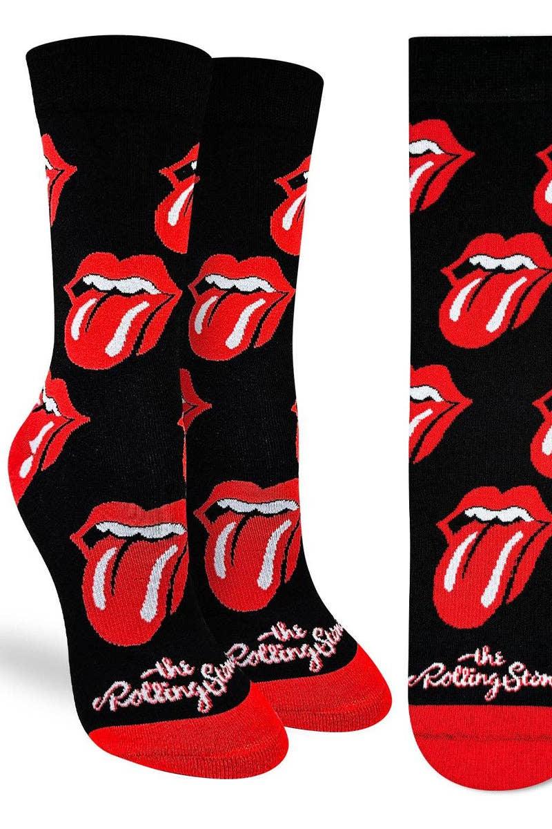 Women's The Rolling Stones, Hot Lips Socks: Shoe Size 5-9