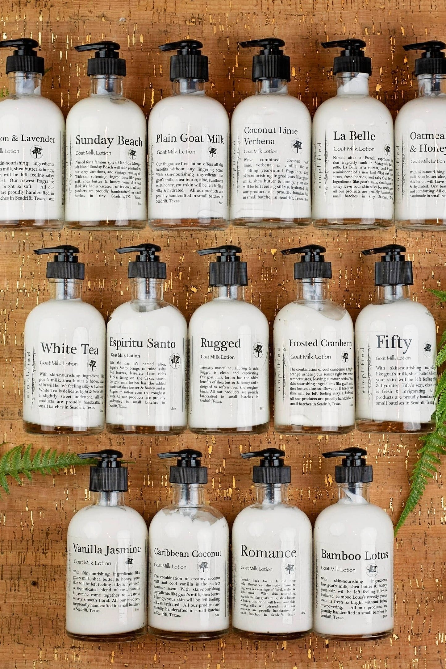 8oz Goat Milk Lotion: White Tea