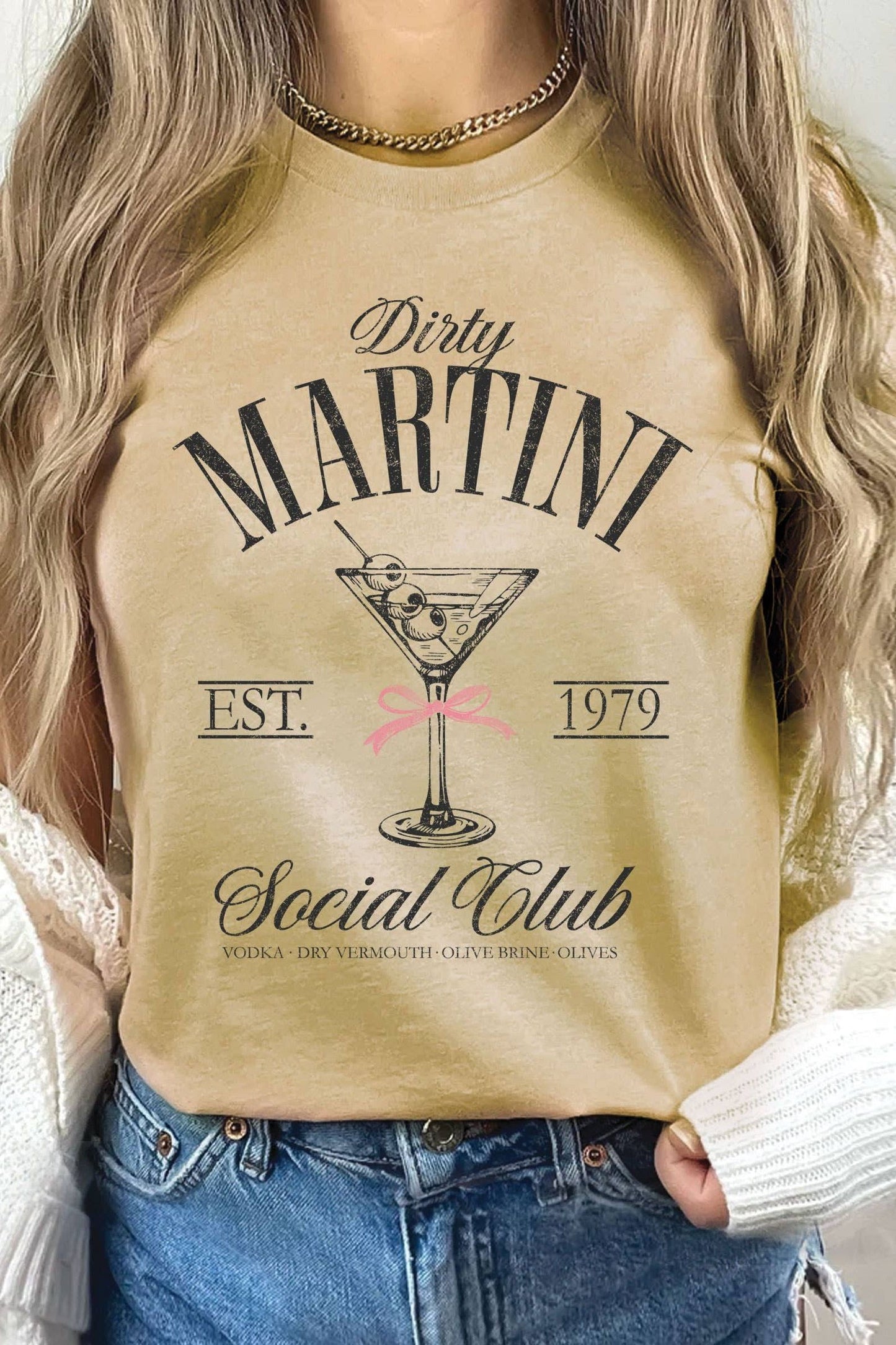 Dirty MARTINI SOCIAL CLUB TEE