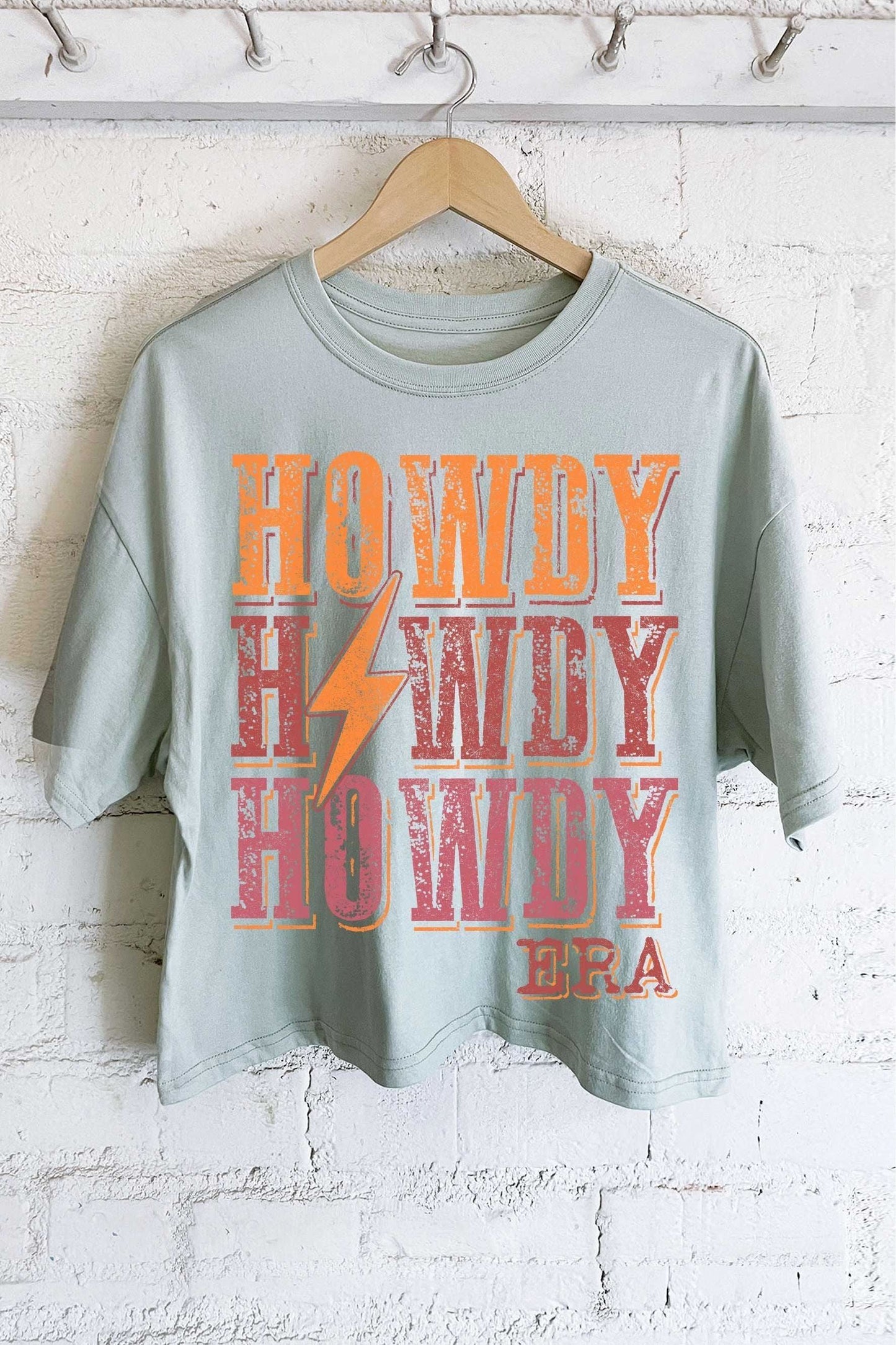 HOWDY LONG CROP TOP: NATURAL