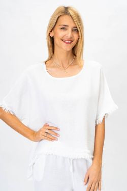 LINEN TOP 3002