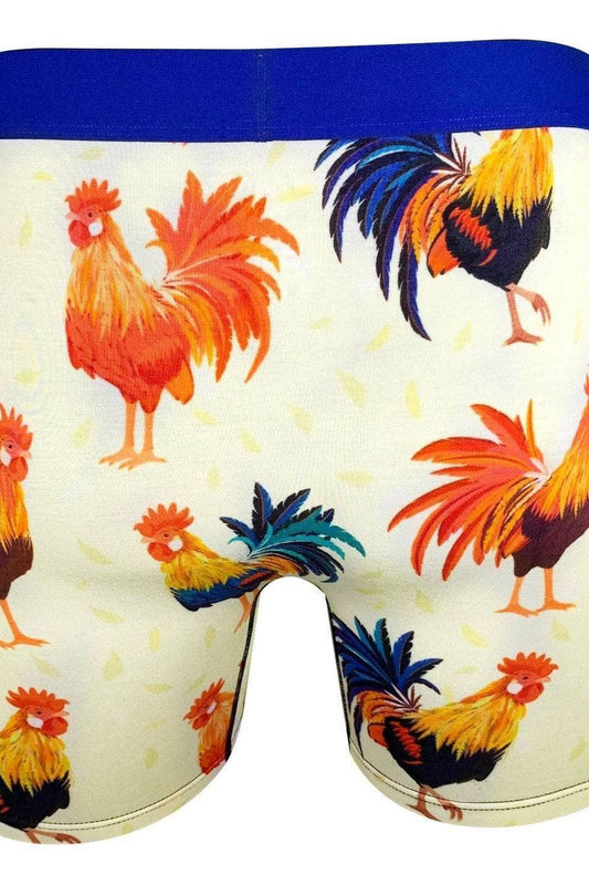 Men's Roosters Underwear: Small (Size 29-31)