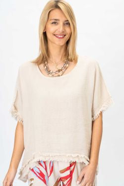 LINEN TOP 3002