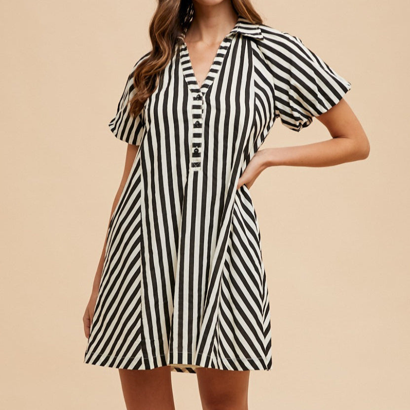 STRIPED DRESS 4889