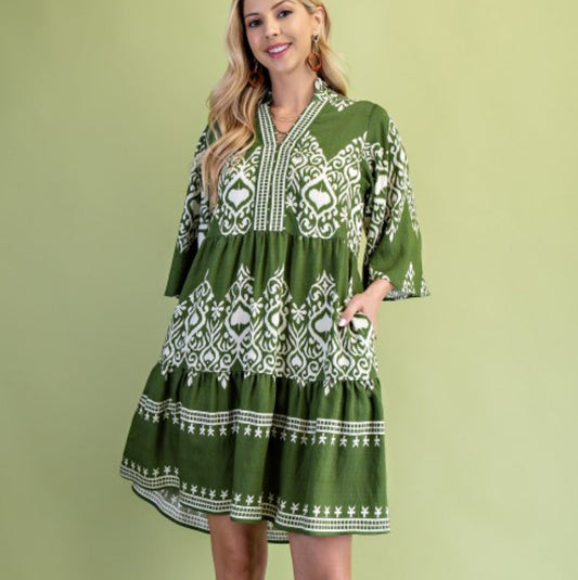 OLIVE DRESS 1423 O9.2.25