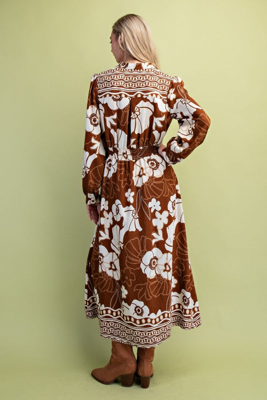 BROWN DRESS 1441