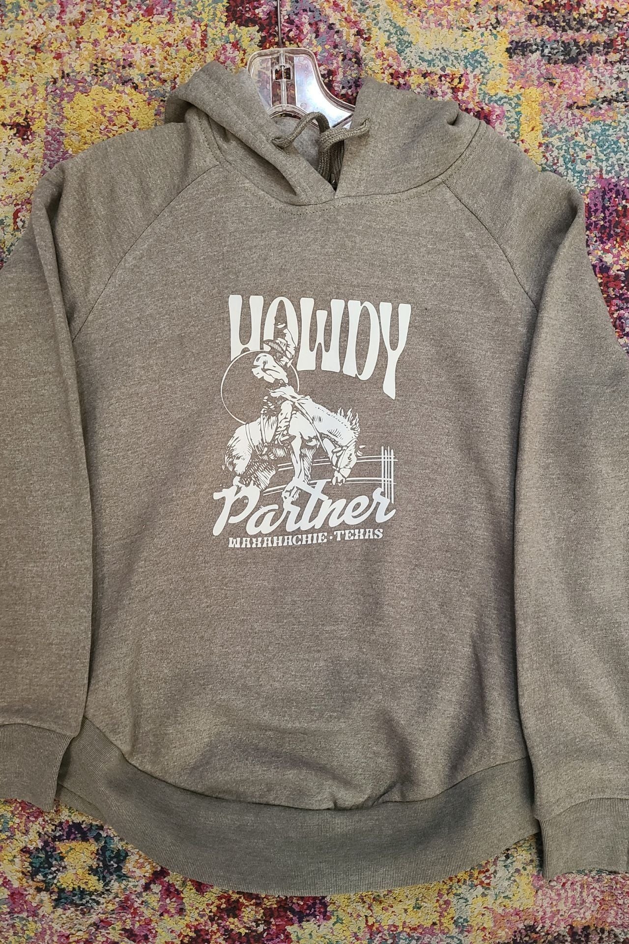 WAXAHACHIE, HOWDY PARTNER FLEECE HOOD