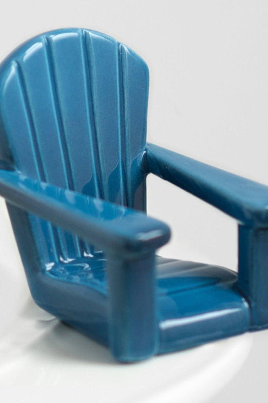 NORA FLEMING CHILLIN’ CHAIR BLUE MINI A 67