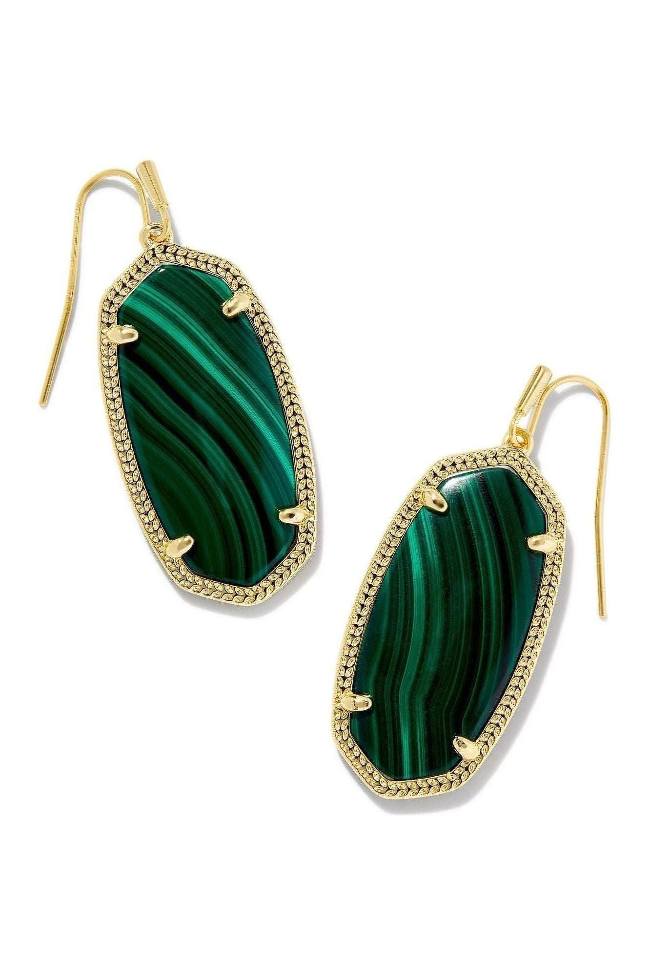 KENDRA SCOTT ELLE DROP EARRINGS in GOLD