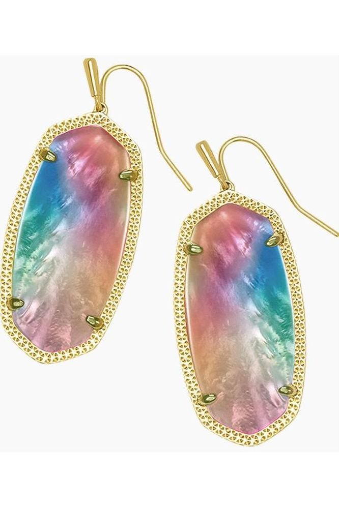 KENDRA SCOTT ELLE DROP EARRINGS in GOLD