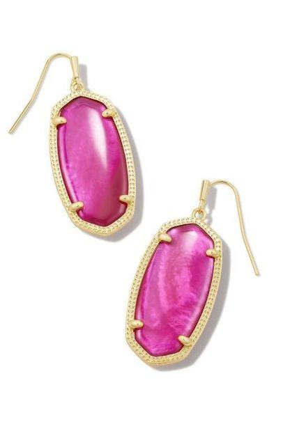 KENDRA SCOTT ELLE DROP EARRINGS in GOLD