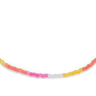 PURA VIDA BRACELET, NEON OMBRE SEED BEAD