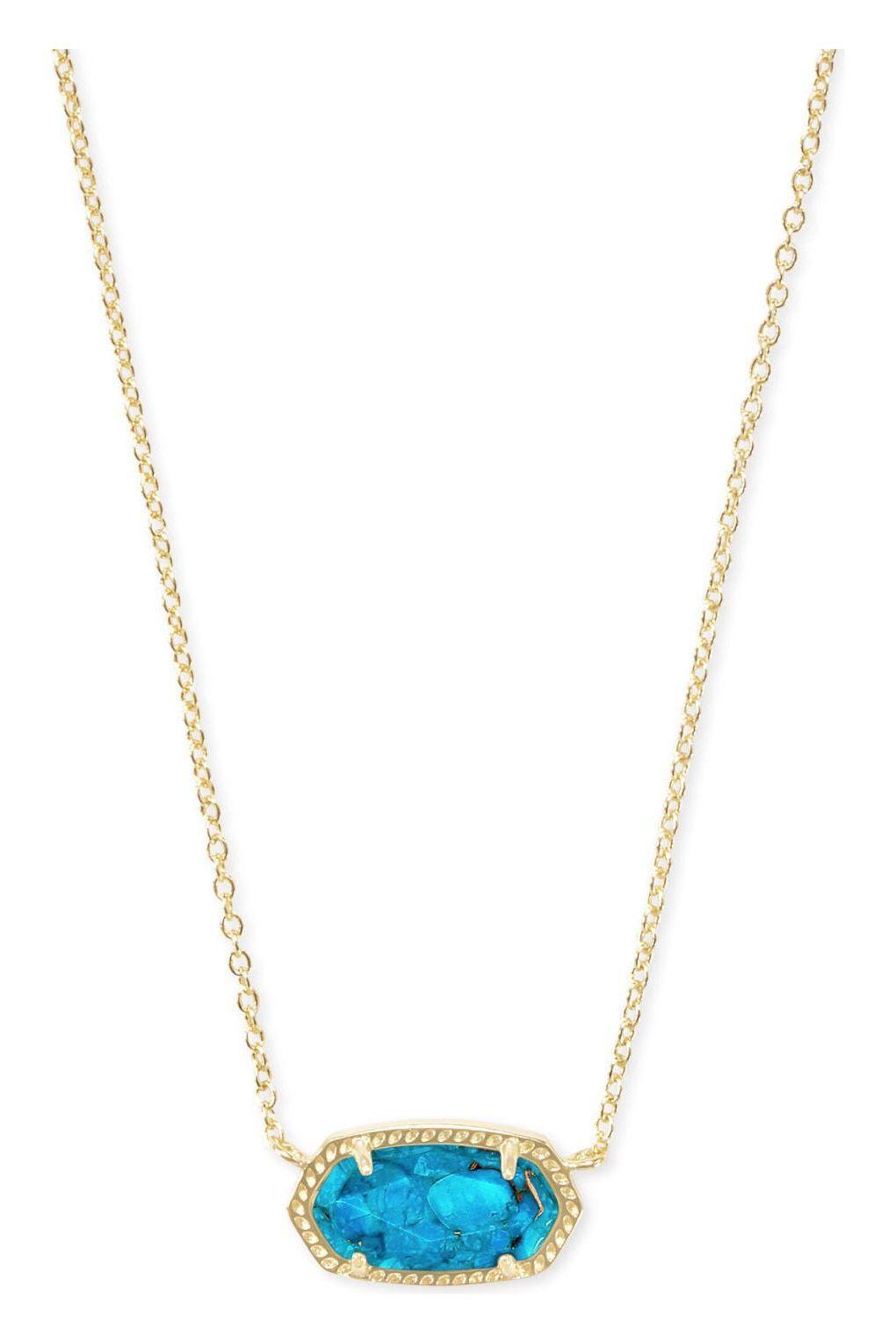KENDRA SCOTT ELISA NECKLACE RHODIUM