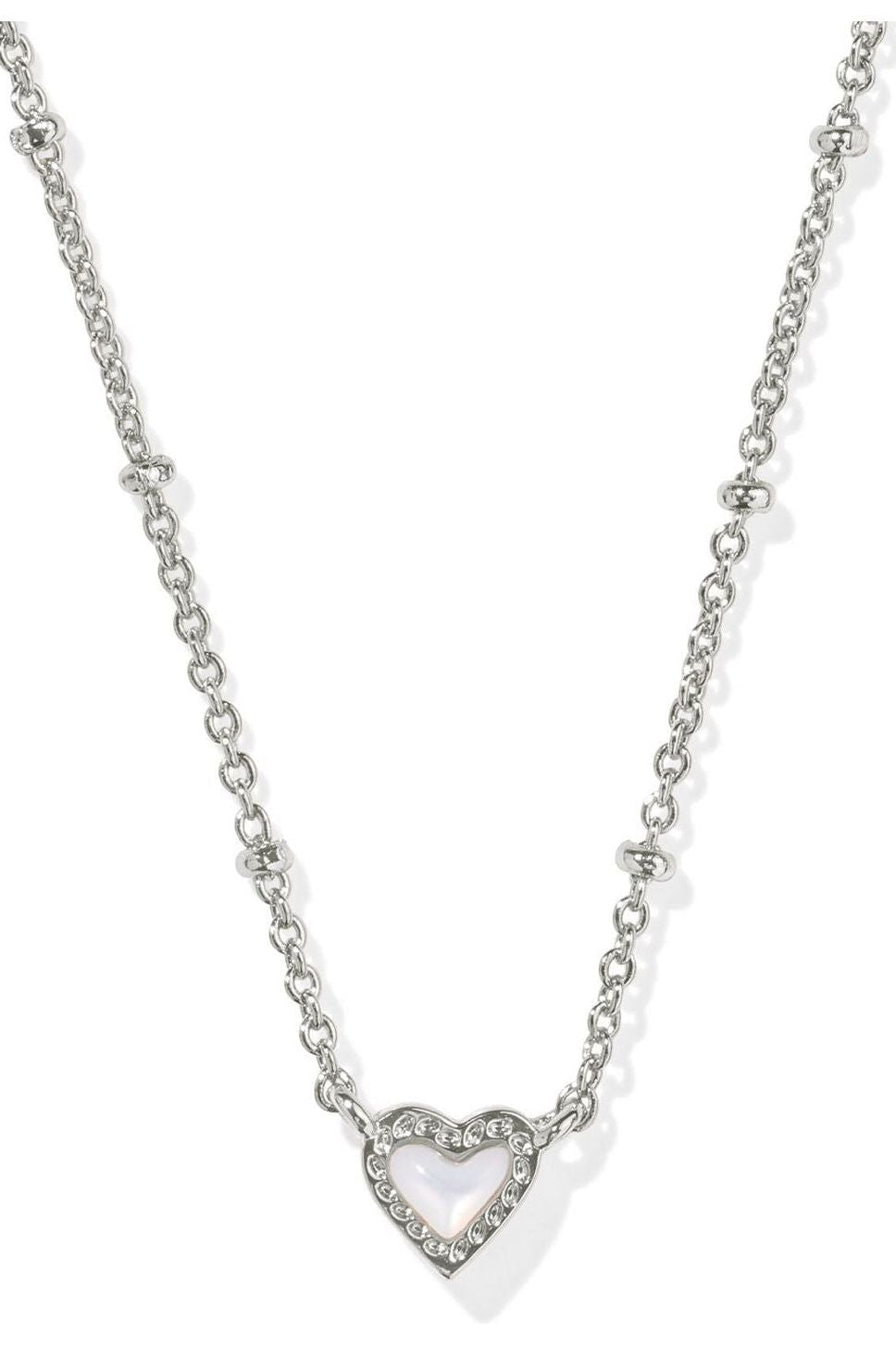 KENDRA SCOTT ARI HEART SHORT PENDANT ~ Gold NECKLACES