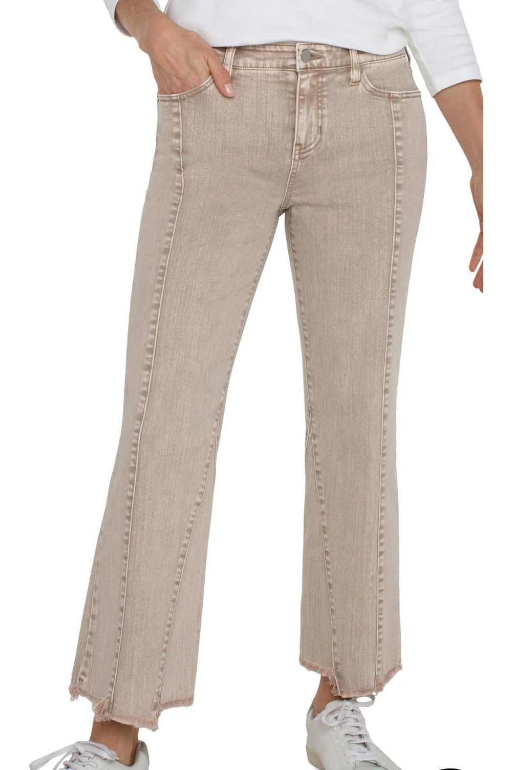 LIVERPOOL JEANS HANNAH CROP FLARE 7879